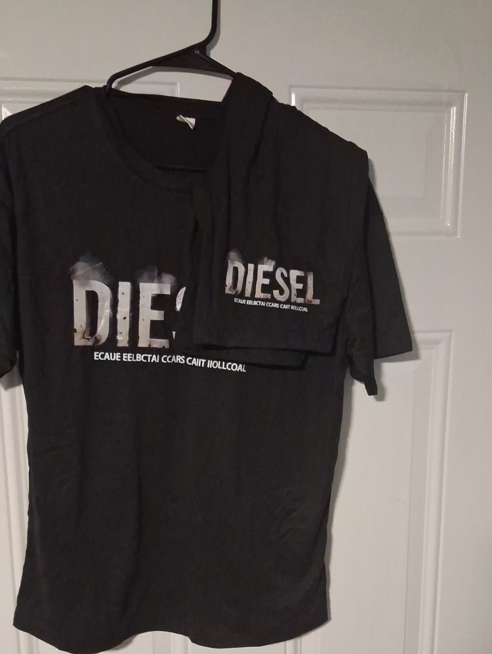 Diesel Black Logo Short Sleeve Tee